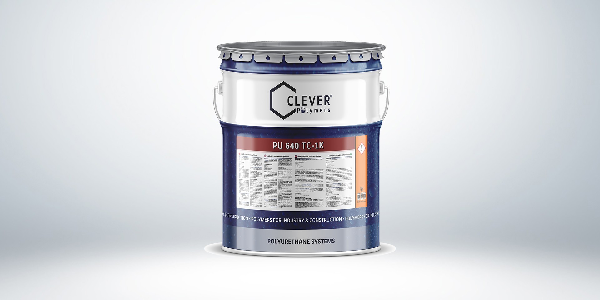 

Прозрачное алифатическое финишное покрытие Clever Polymers PU 640 TC (4 кг.)