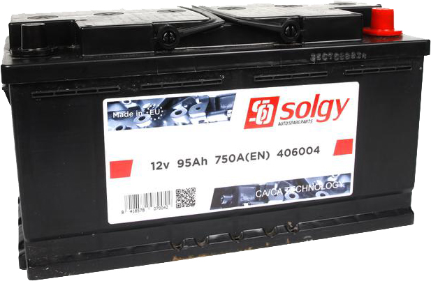 Акция на Автомобильный аккумулятор Solgy 95Ah/750A (353x175x190/+R) (406004) от Rozetka UA