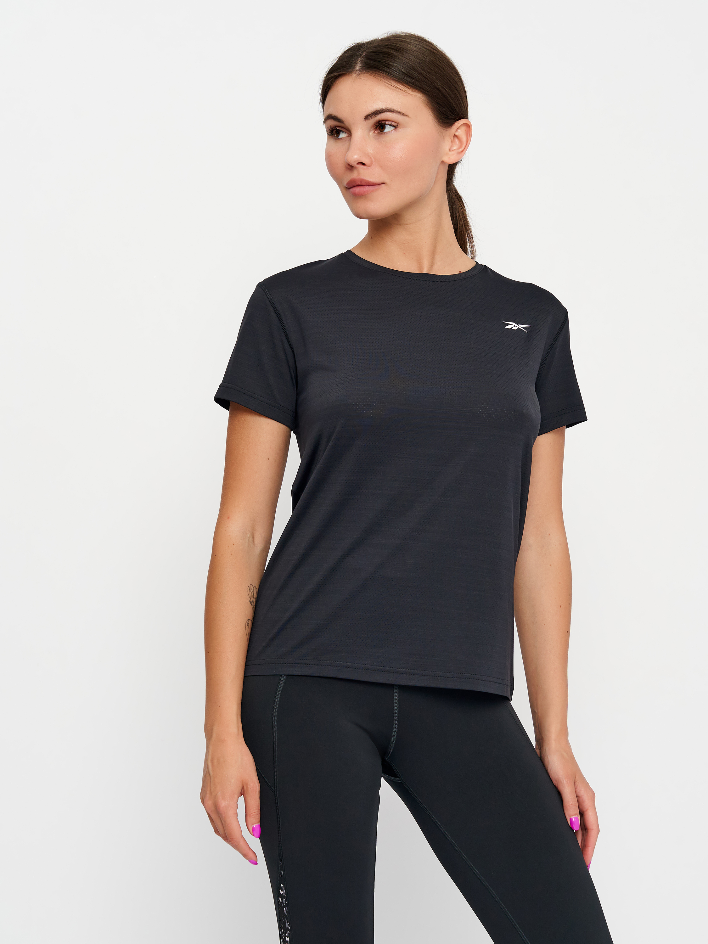 Футболка Reebok Athletic Tee Black H49096 L Черная (4065424058149) – в ...
