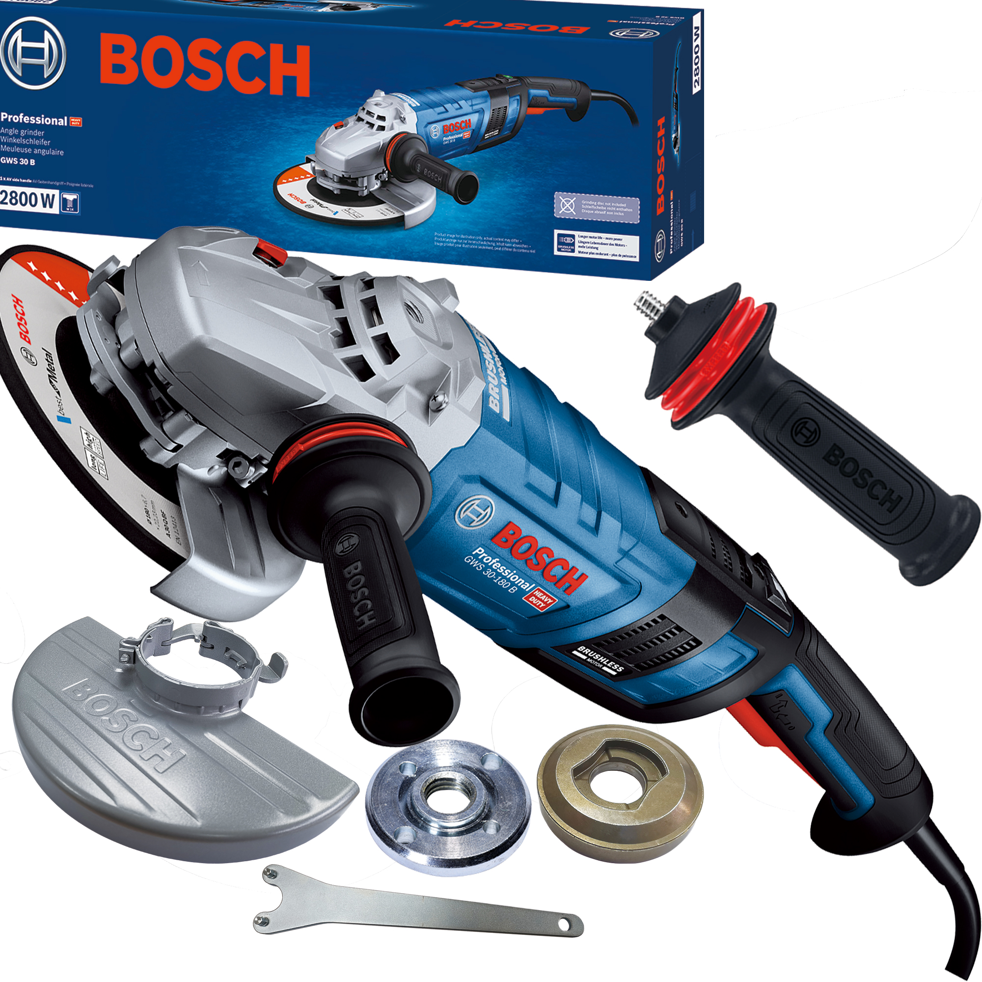 Бесщеточная угловая шлифовальная машина Bosch Professional GWS 30-230 B .