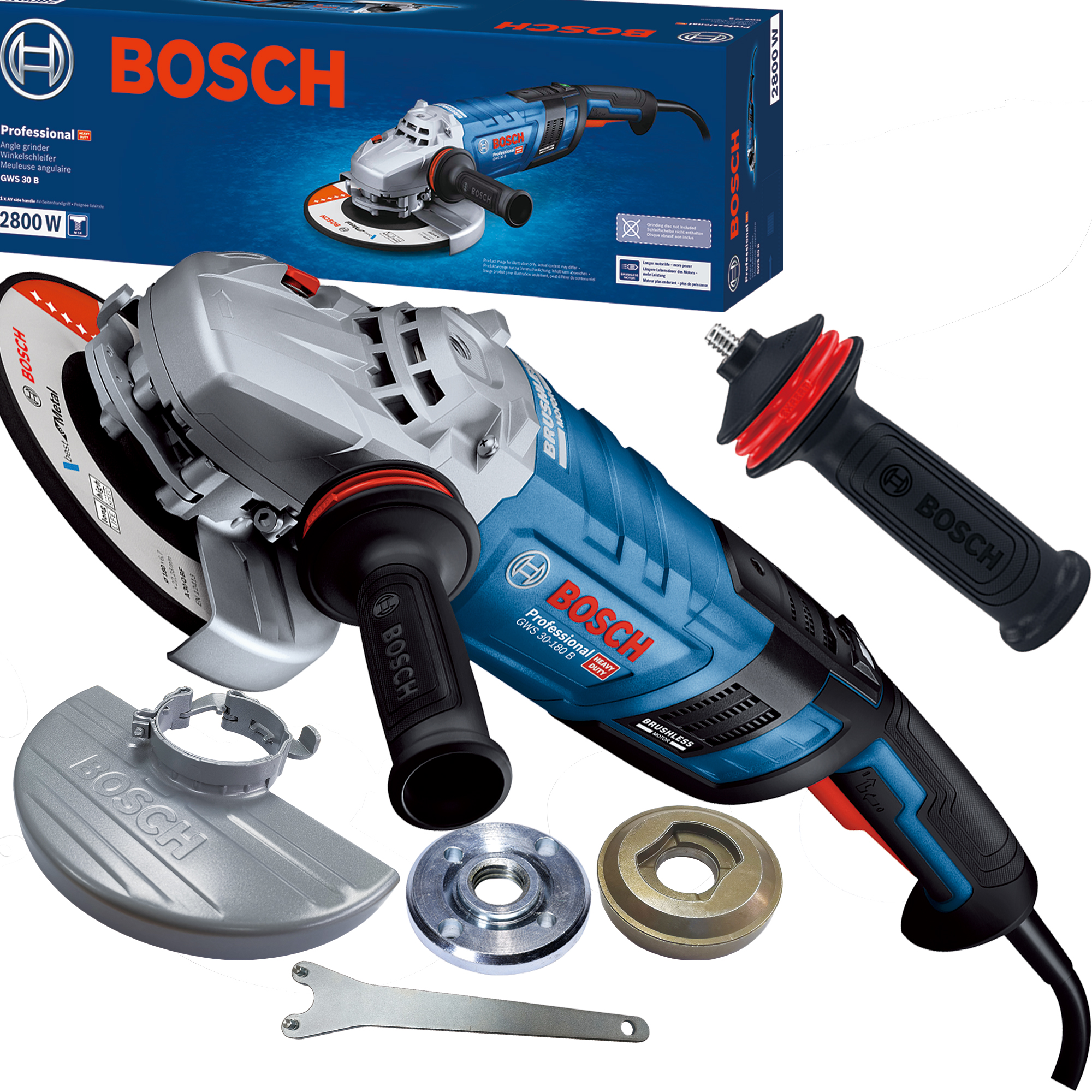 Бесщеточная угловая шлифовальная машина Bosch Professional GWS 30-230 B ...