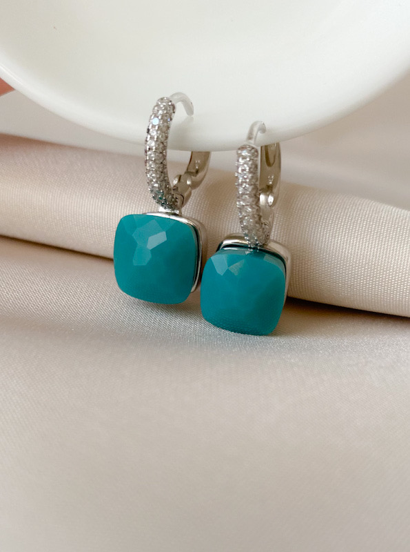

Серьги из серебра Adali Pamellato с кубическим цирконием 7.44 г