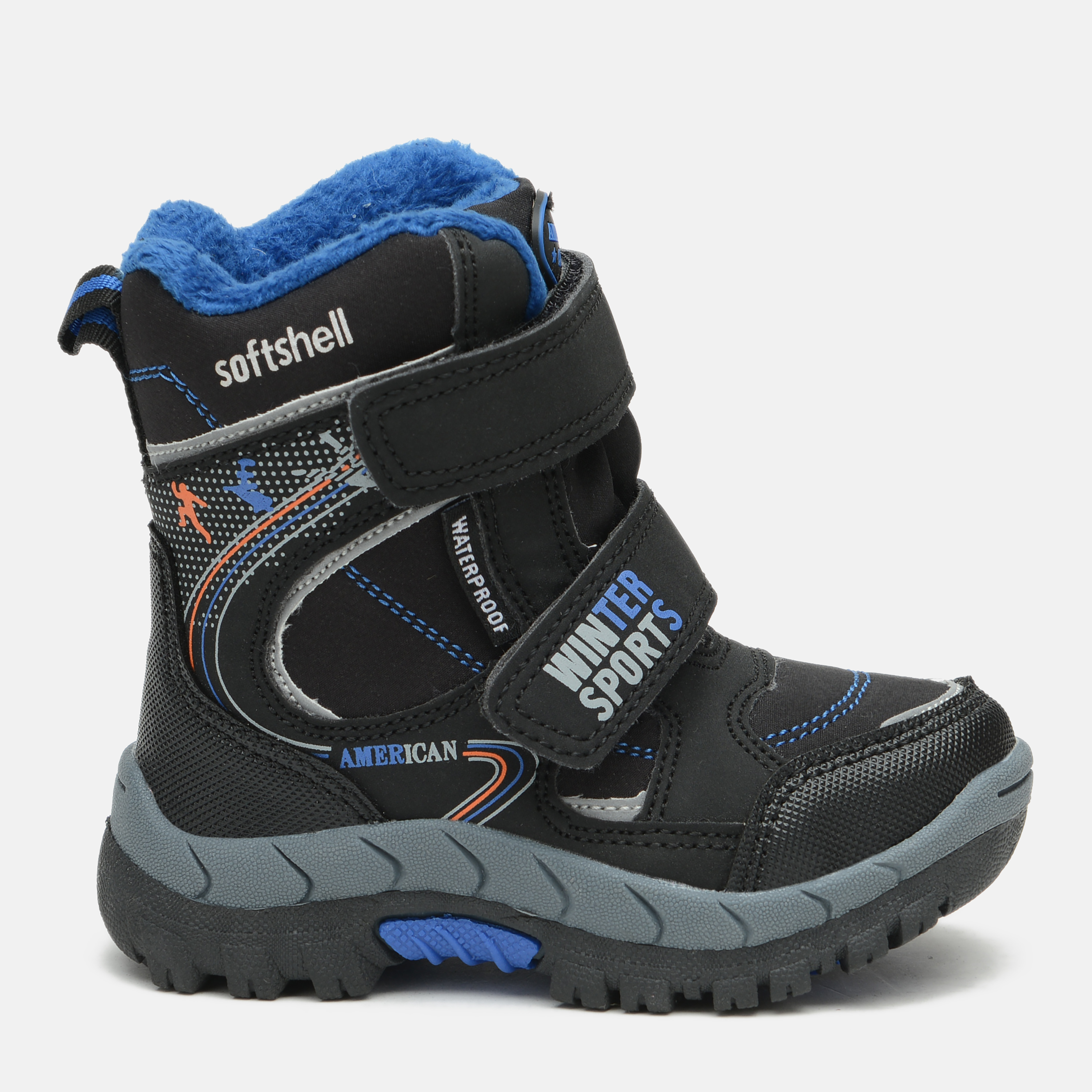 

Ботинки American Club HL 43/20 23 14.5 см Black/Blue