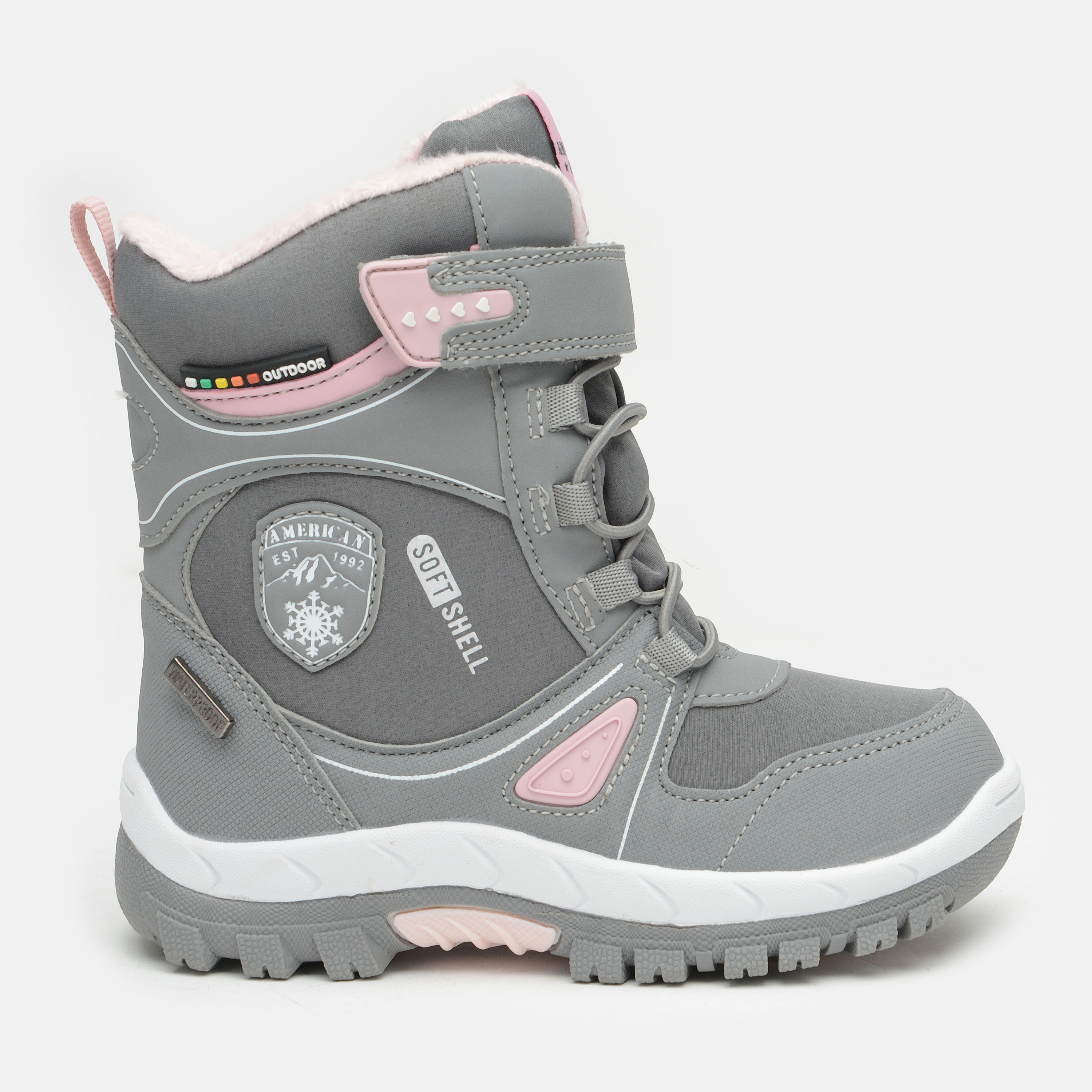 

Сапоги American Club RL 38/20 30 20 см Grey/Pink