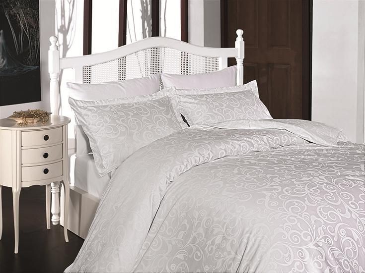 

Комплект постельного белья семейный First Choice Cotton Satin Sweta Beyaz 160х220 (FCS-0518)