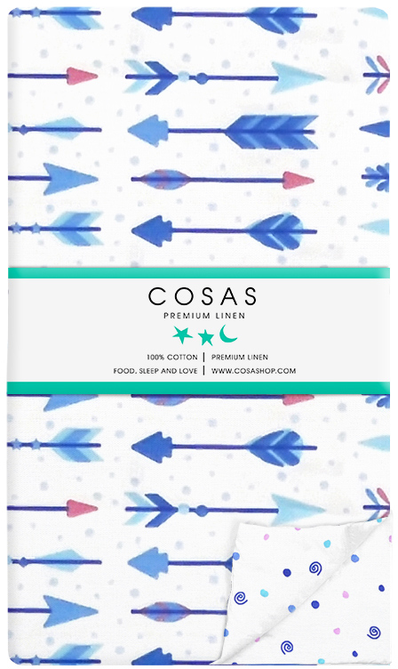

Пододеяльник Cosas ArrowsBlue Spiral 110х140