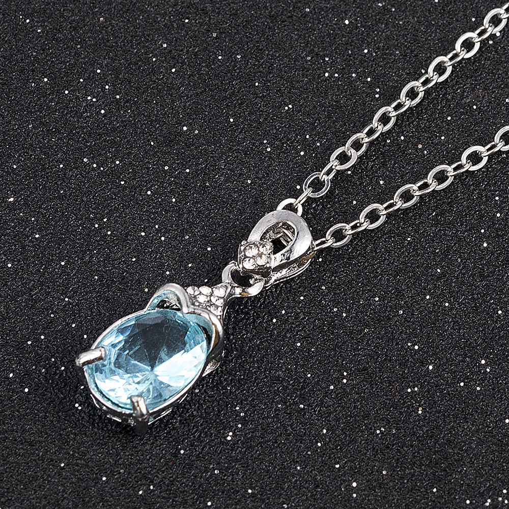 

Цепочка с кулоном "Turquoise topaz"