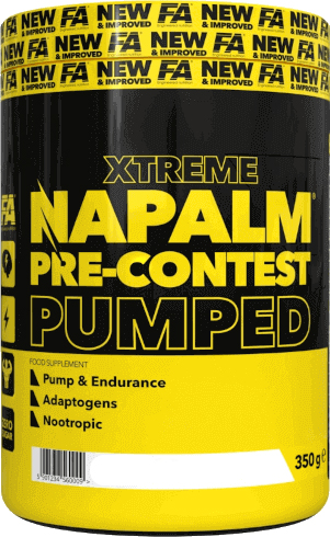 Фото - Передтренувальний комплекс FA Nutrition Odżywka przedtreningowa  Xtreme Napalm Pre-Contest Pumped 350 
