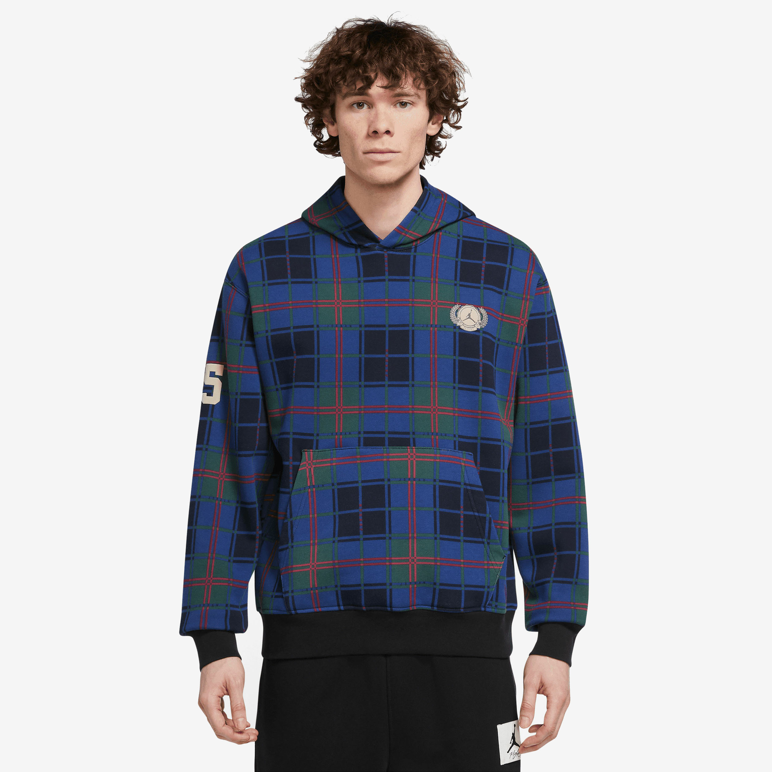 Crest capsule outlet plaid hoodie