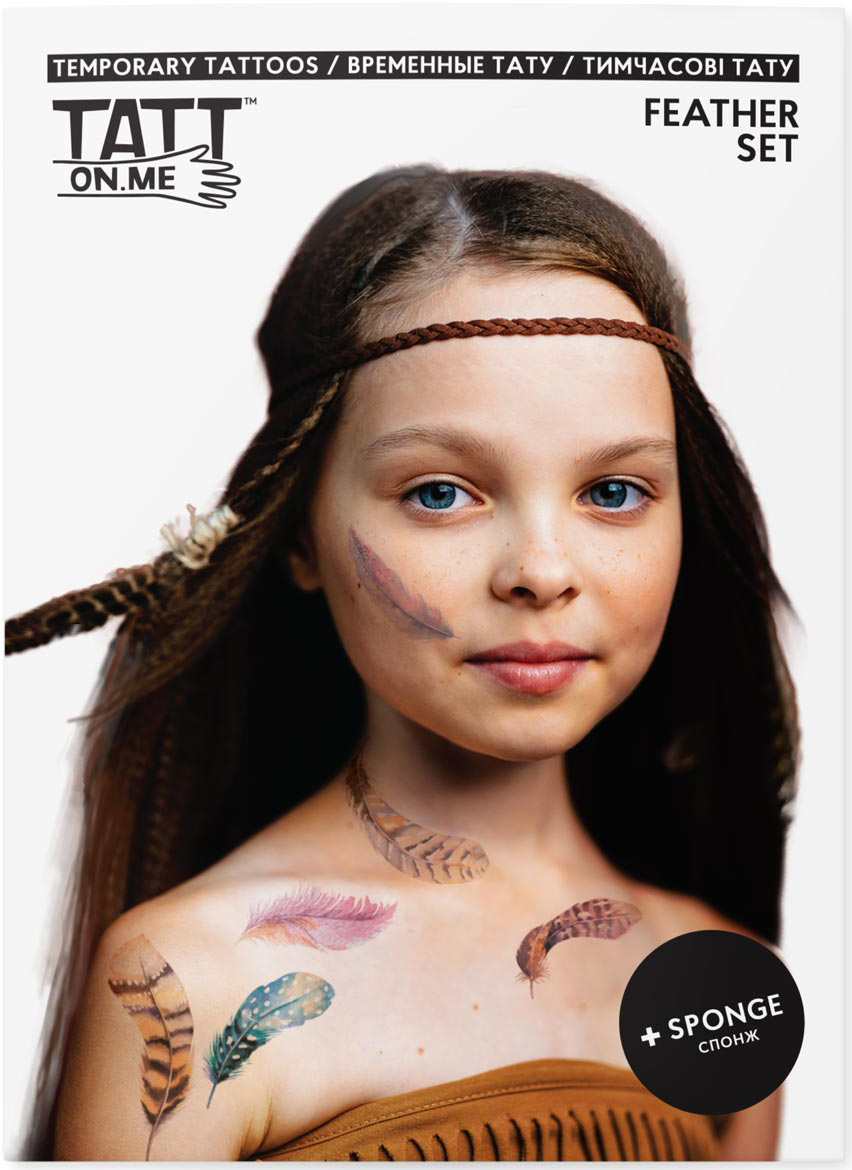 

Временные тату TATTon.me Feather Set (TSFeather)