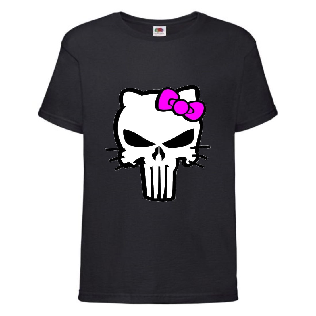 

Футболка детская Марвел (Marvel & DC) черная (punisher-hello-black) 152 см