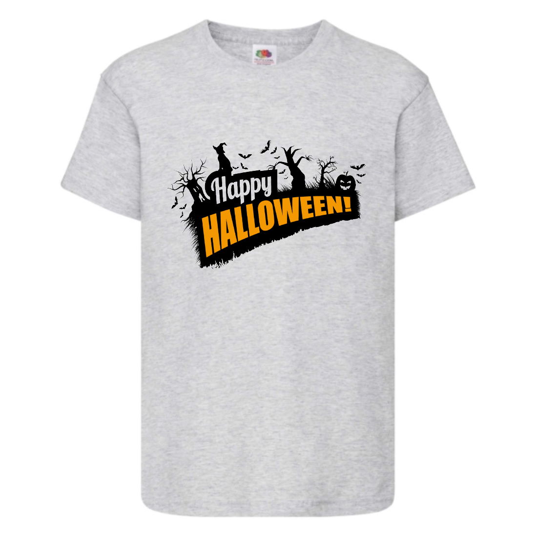 

Футболка детская Хэллоуин (Halloween) серая (halloween-04-gray) 164 см