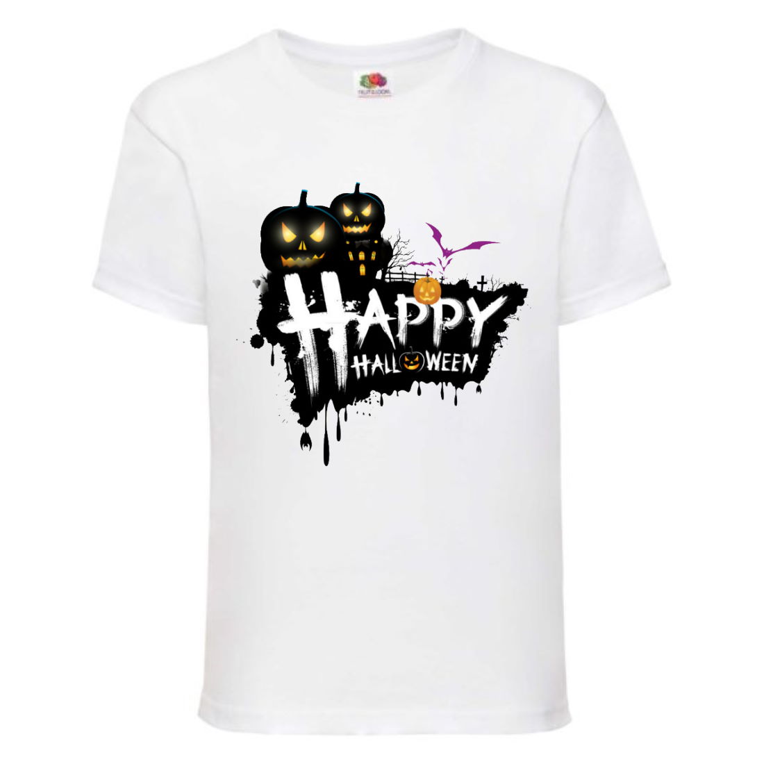 

Футболка детская Хэллоуин (Halloween) белая (halloween-05-white) 140 см