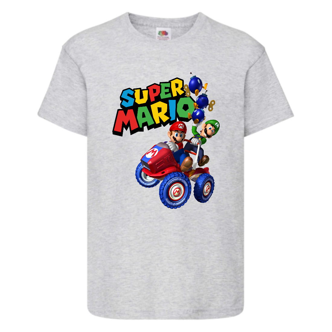 

Футболка Супер Марио (Super Mario) серая (SMar gr-01) 164 см