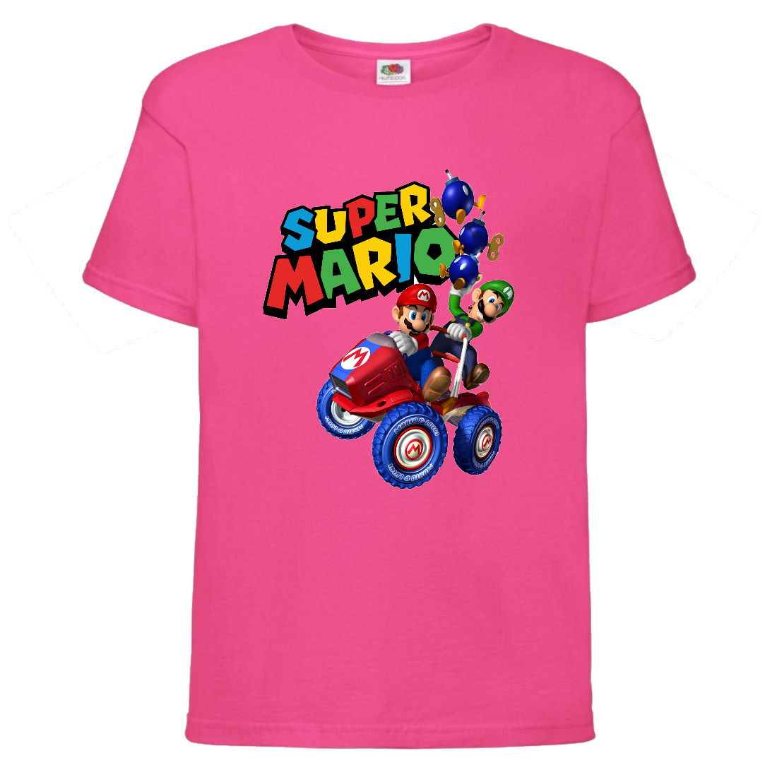 

Футболка Супер Марио (Super Mario) Розовая (SMar pin-01) 164 см