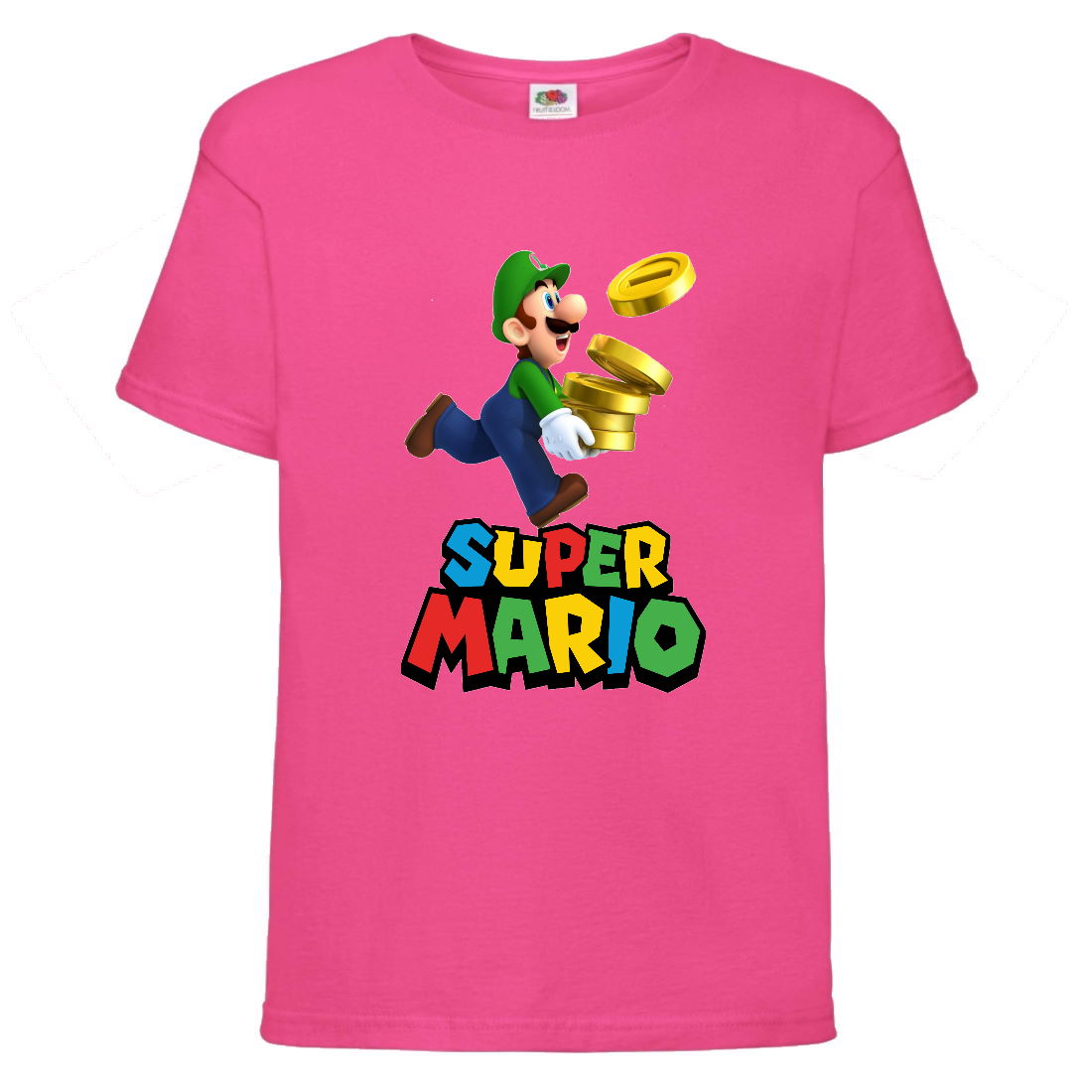 

Футболка Супер Марио 12 (Super Mario) Розовая (SMar pin-6) 128 см