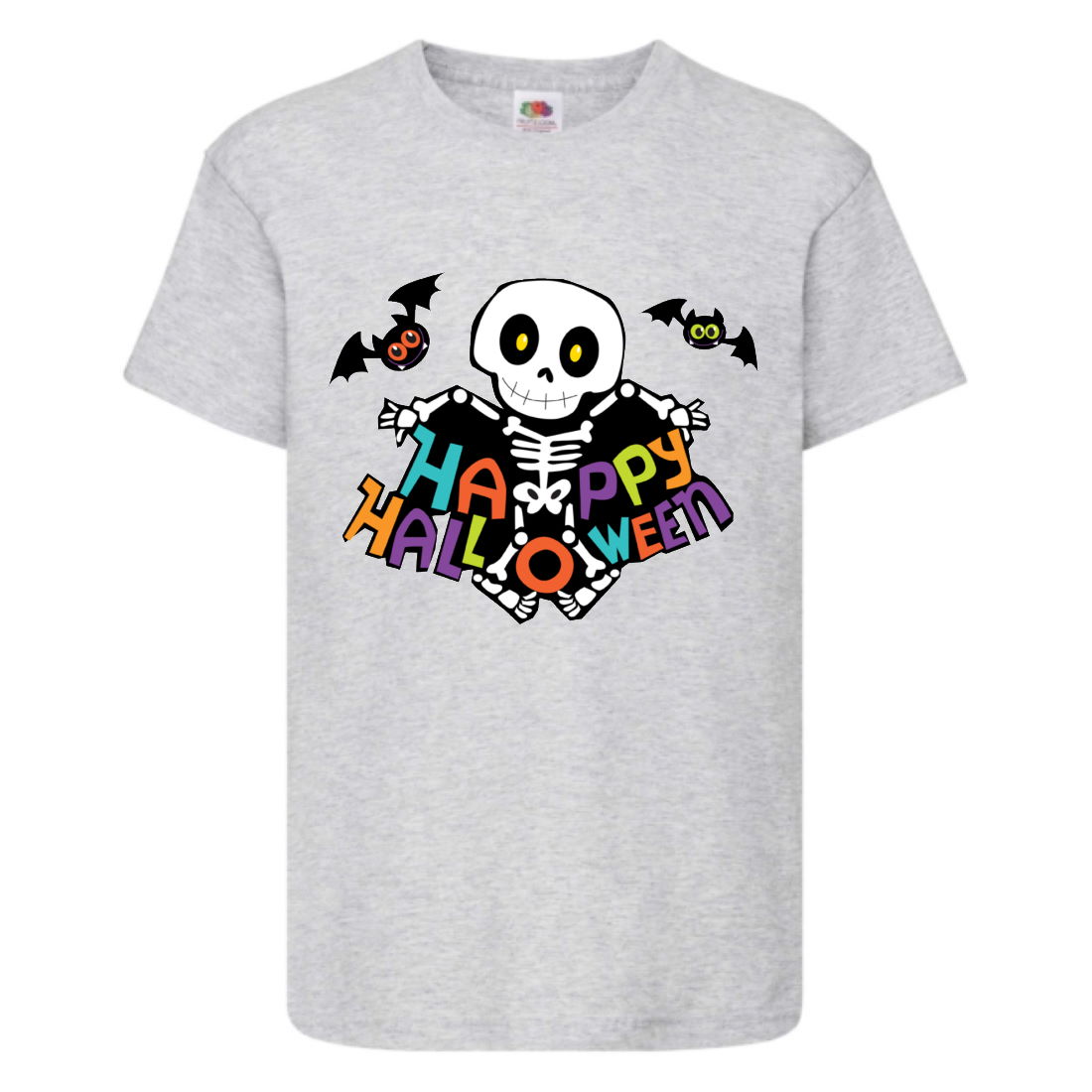 

Футболка детская Хэллоуин (Halloween) серая (halloween-03-gray) 140 см