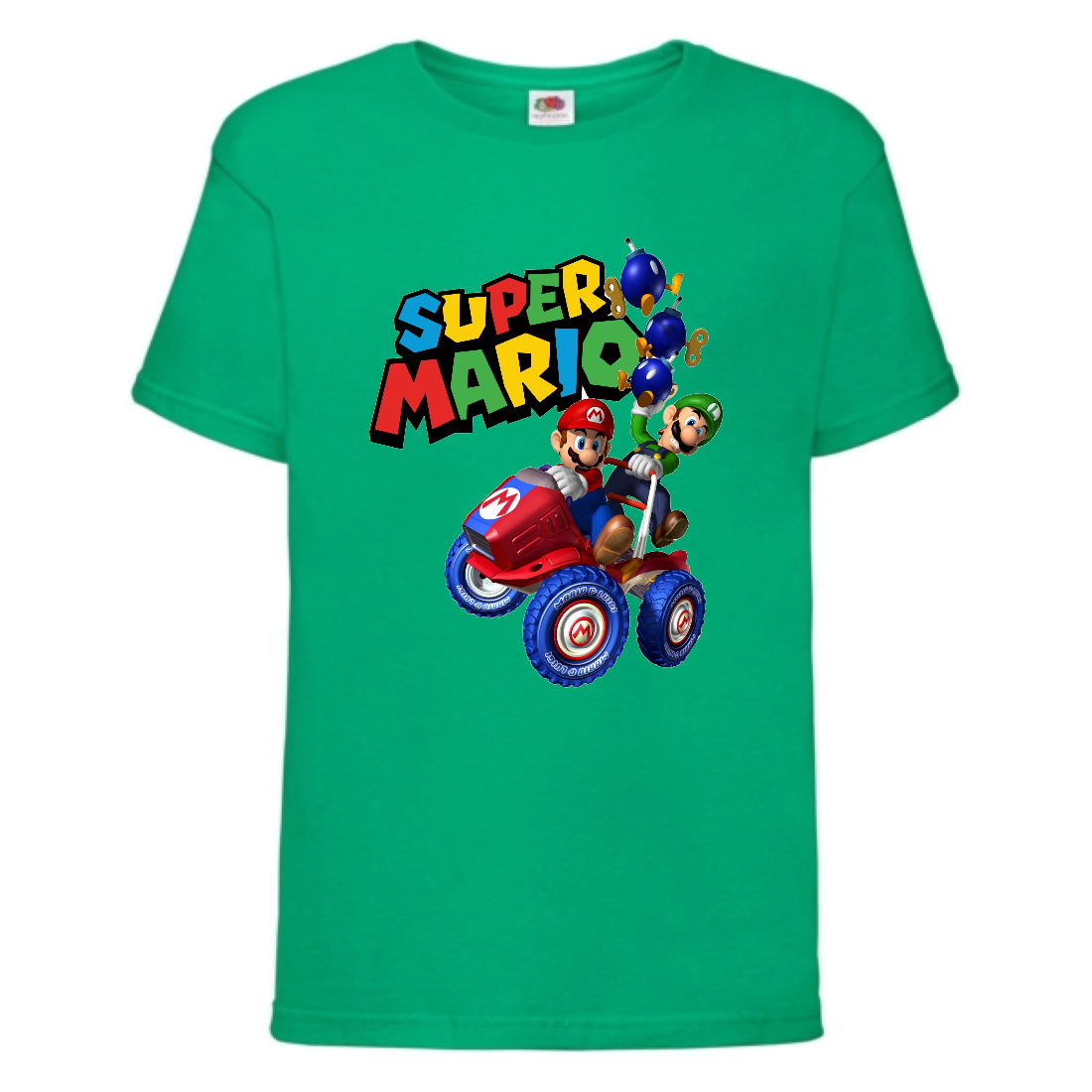 

Футболка Супер Марио (Super Mario) зеленая (SMar grn-01) 164 см