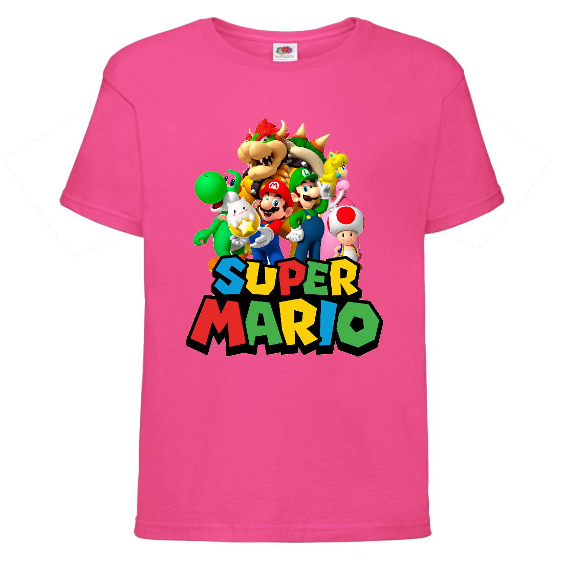 

Футболка Супер Марио 11 (Super Mario) Розовая (SMar pin-5) 128 см