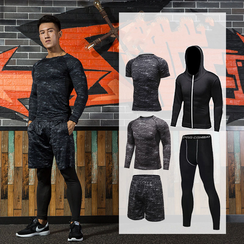 

Мужской спортивный комплект Overgym 5в1 графитовый XXL