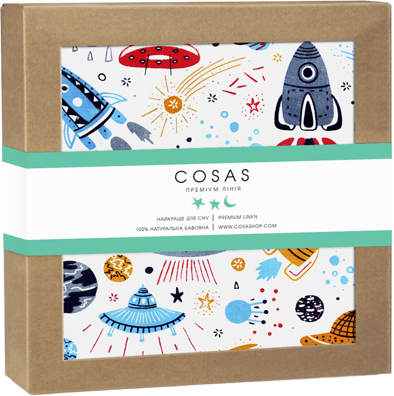 

Пеленка непромокаемая Cosas Diaper Space Color 70х120 (Diaper_SpaceColor_120) (4822052053348)