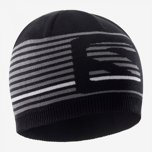 

Шапка SALOMON FLAT SPIN SHORT BEANIE чорно сіра А000009801