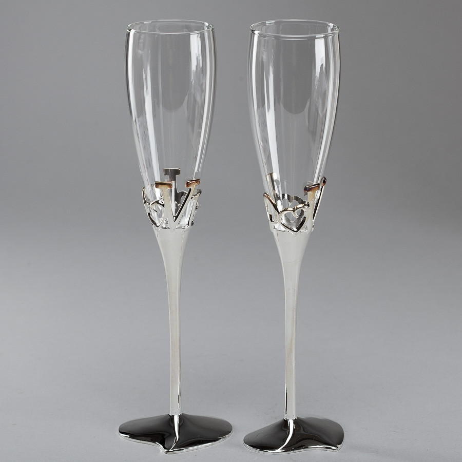 

Свадебные бокалы 2 шт Veronese 46473-BR-1182