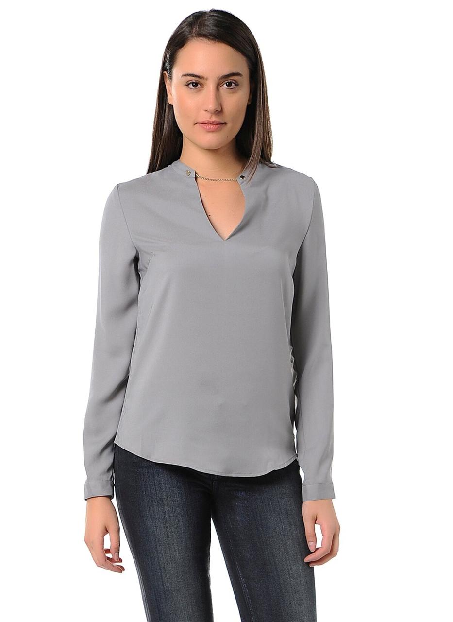

Блуза женская TOMMY HILFIGER светло-серый S 1M87647955-73