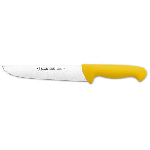 

Нож мясника 210 мм желтый Arcos 2900 291700
