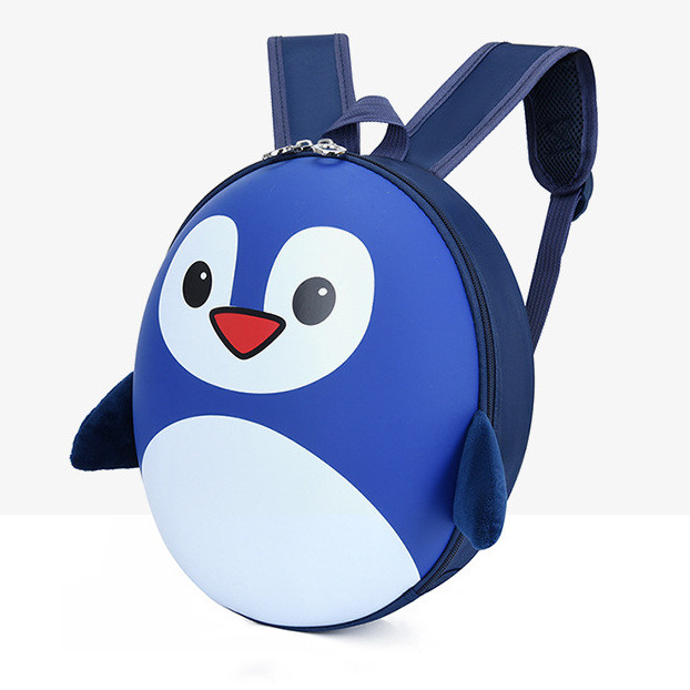 

Рюкзак детский маленький Baby Bag, пингвин, цвет синий ( код: IBD003Z )