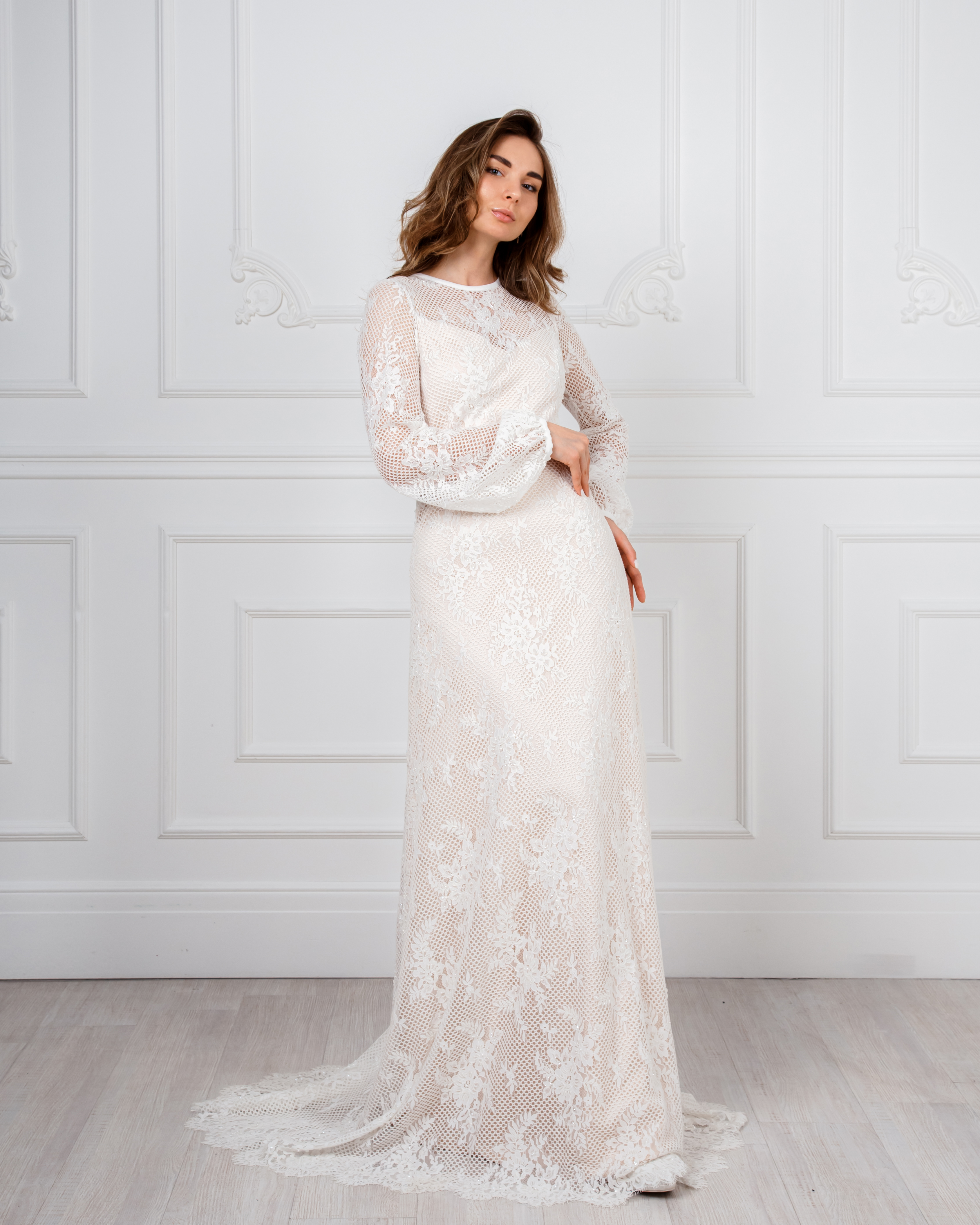 

Свадебное платье ANGEL FASHION DRESS МИШЕЛЬ 44 кремовый