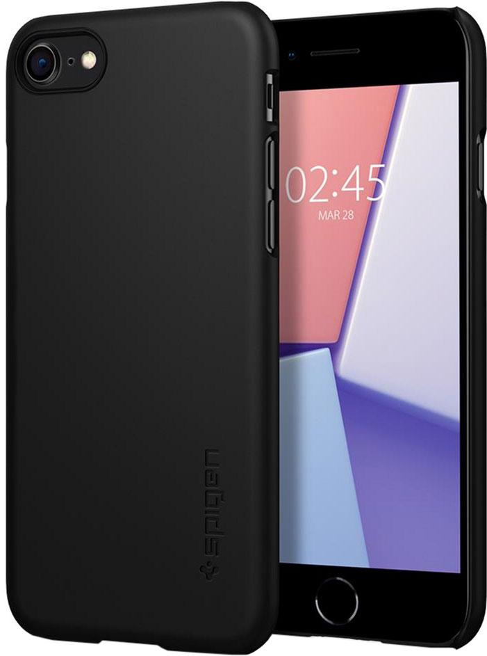 

Панель Spigen Thin Fit для Apple iPhone SE/8/7 Black