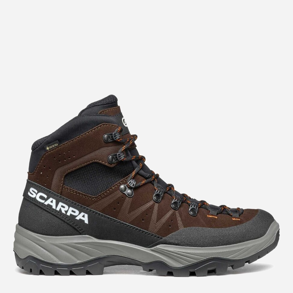 Акція на Чоловічі черевики для трекінгу високі з Gore-Tex Scarpa Boreas GTX 30023-200-3 42.5 (8 1/2UK) 27.5 см Mud/Orange від Rozetka