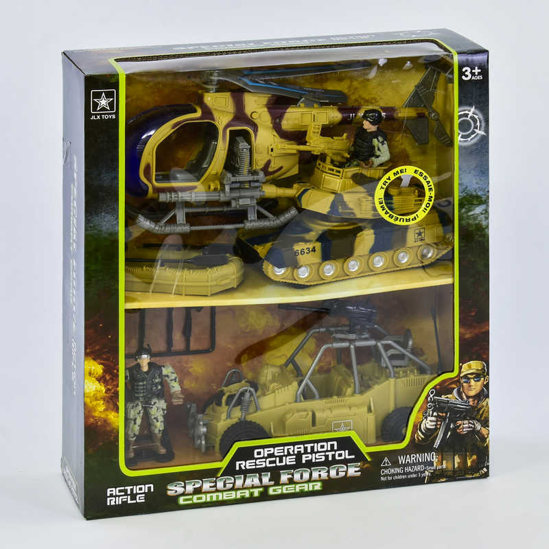 

Военный набор Igrusha 6641 В/ 6641 А (12) звук, подсветка, в коробке