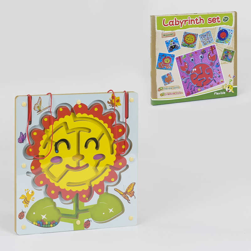 

Деревянная игра "Лабиринт" С 37689 (48) Микс видов, в коробке