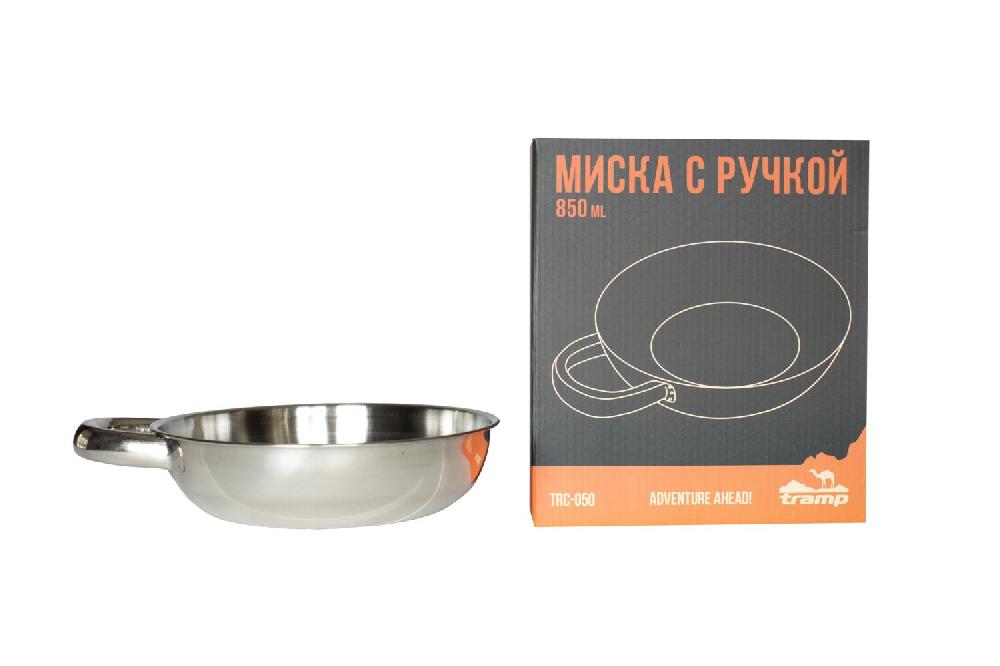 

Миска Tramp нержавеющая с ручкой TRC-050 (TRC-050)