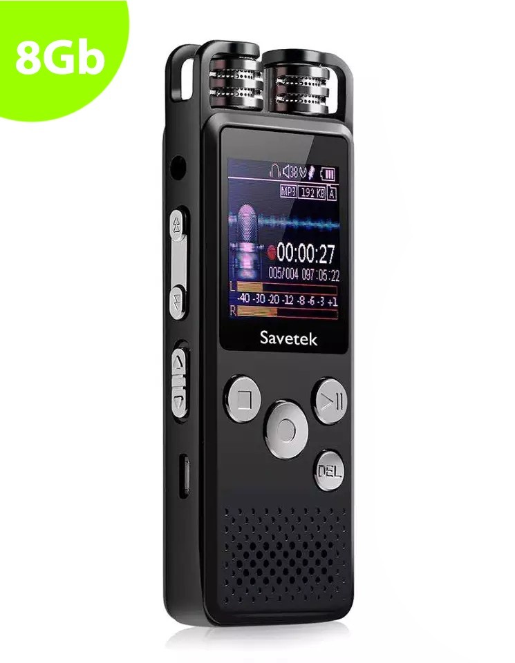 Профессиональный стерео диктофон Savetek GS-R07 8Gb (0708) – фото ...