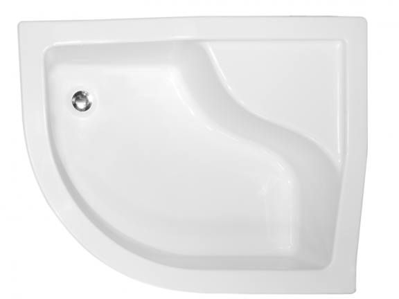

Піддон глибокий Besco 100x80x24/38 Maxi правий екран сифон (BAM-100-NP)