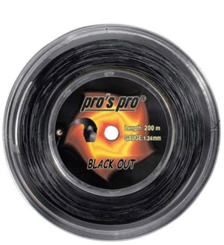 

Теннисные струны Pro's Pro Black Out 200m 1.24bk (bd20024)