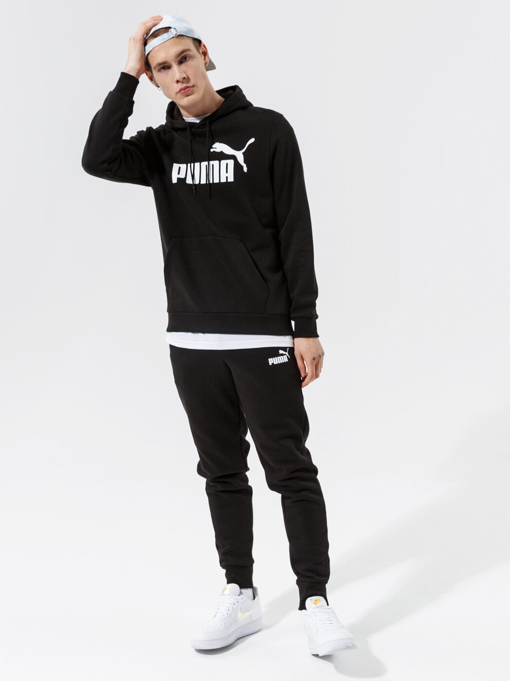 Акція на Спортивні штани чоловічі Puma Ess Logo Pants Fl Cl 58671401 M Black від Rozetka