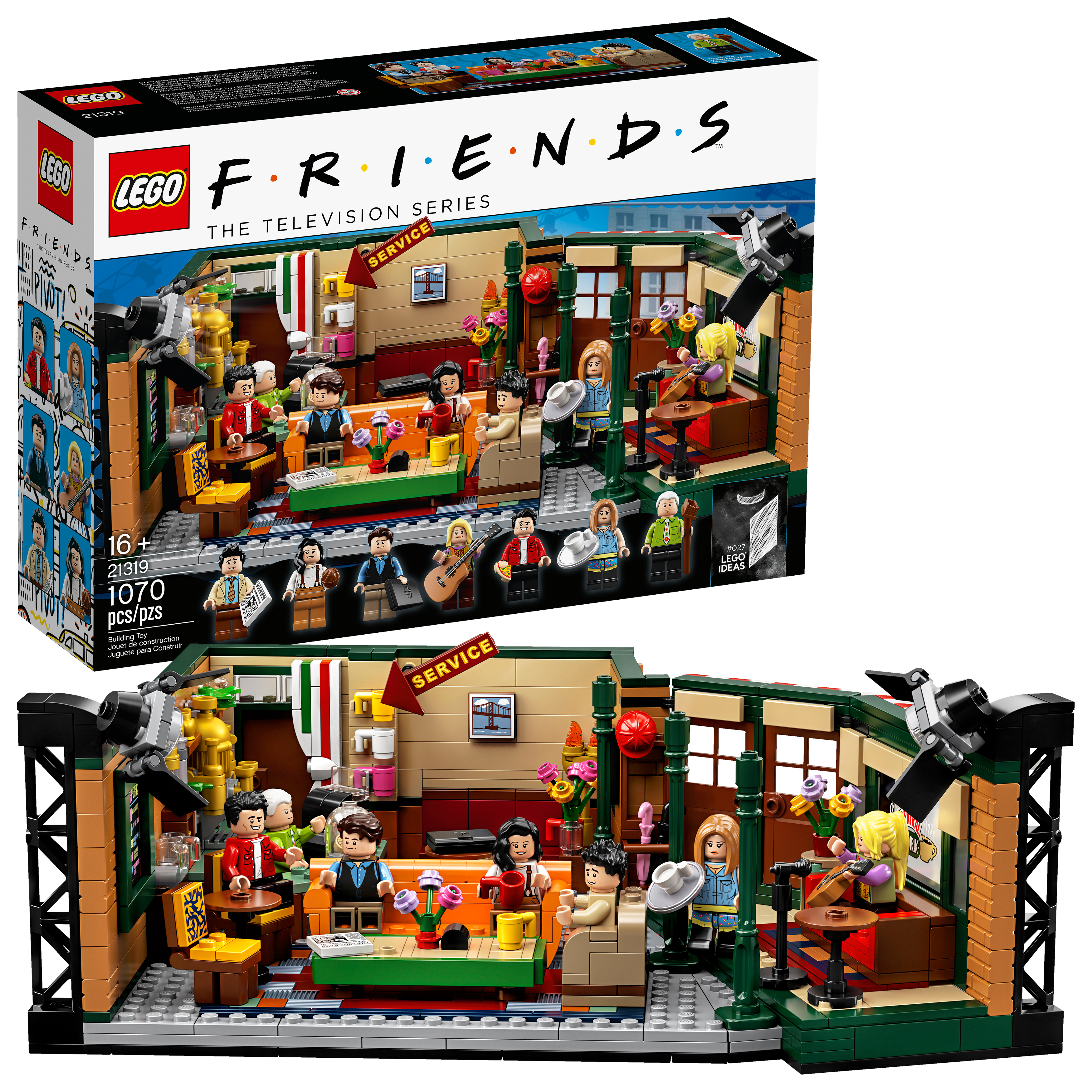 LEGO Ideas: Friends The Television Series Central Perk - 1070 Piece Bu —  MyShopville