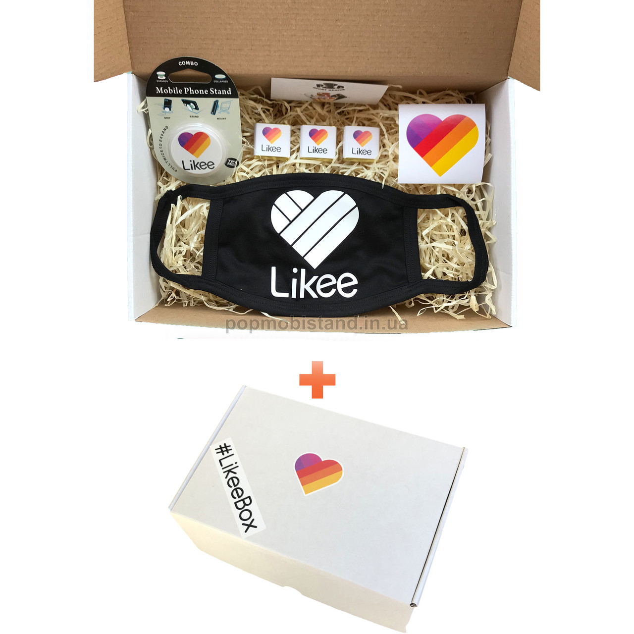 

Маска Likeе Box Набор Лайк Black в подарочной коробке Лайк