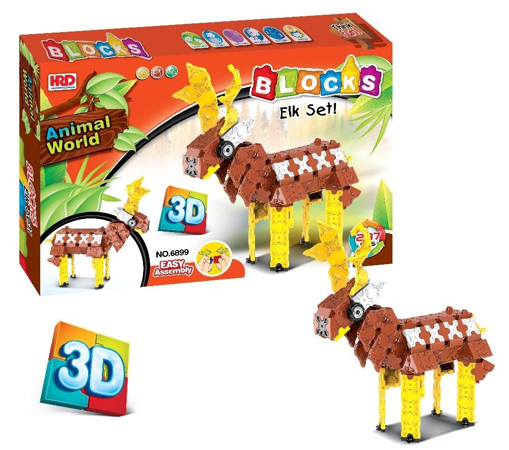 

Детский 3D-конструктор HRD Animal World Олень