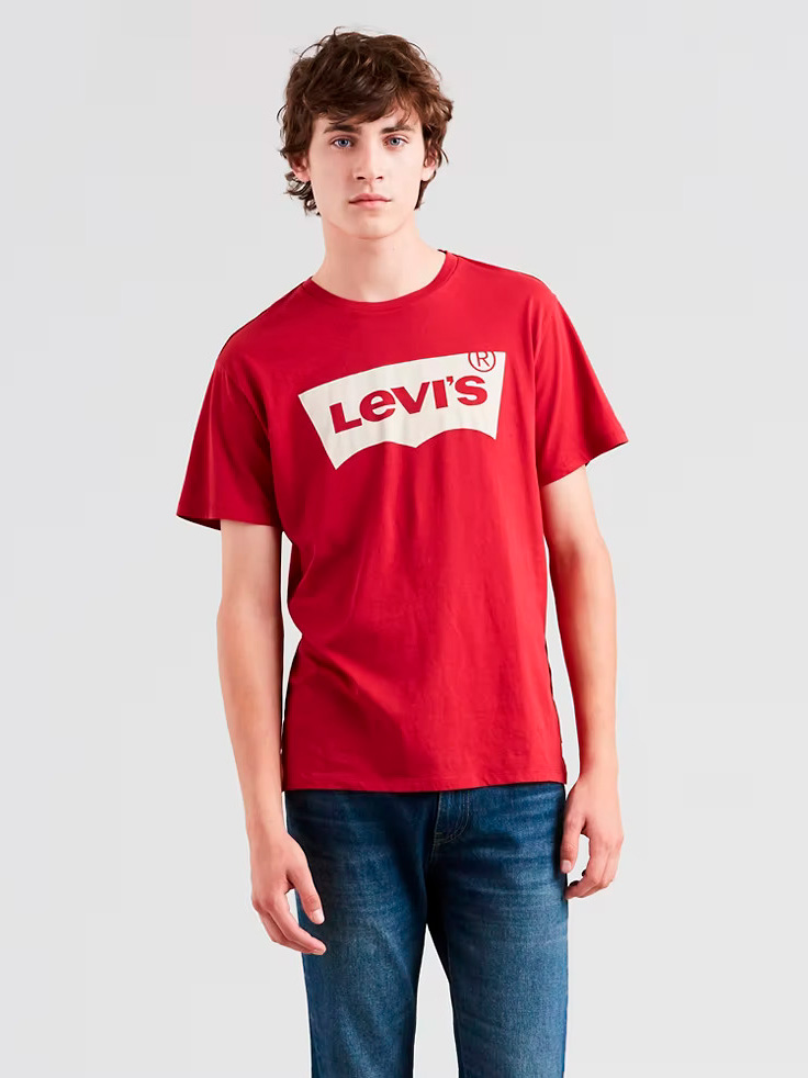 Акція на Футболка Levi's 669128416 L Червона від Rozetka