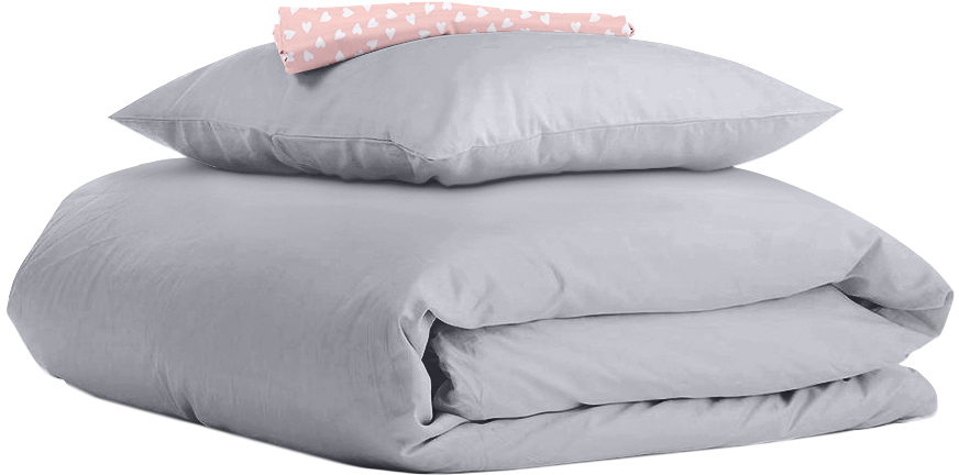 

Комплект постельного белья Cosas Ranfors Grey Love WRose 160х220