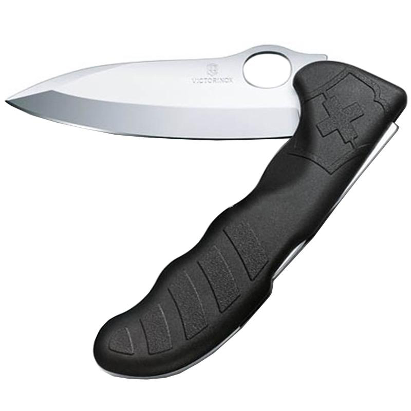 

Нож складной Victorinox Hunter Pro One Hand (130мм), черный, чехол 0.9410.3