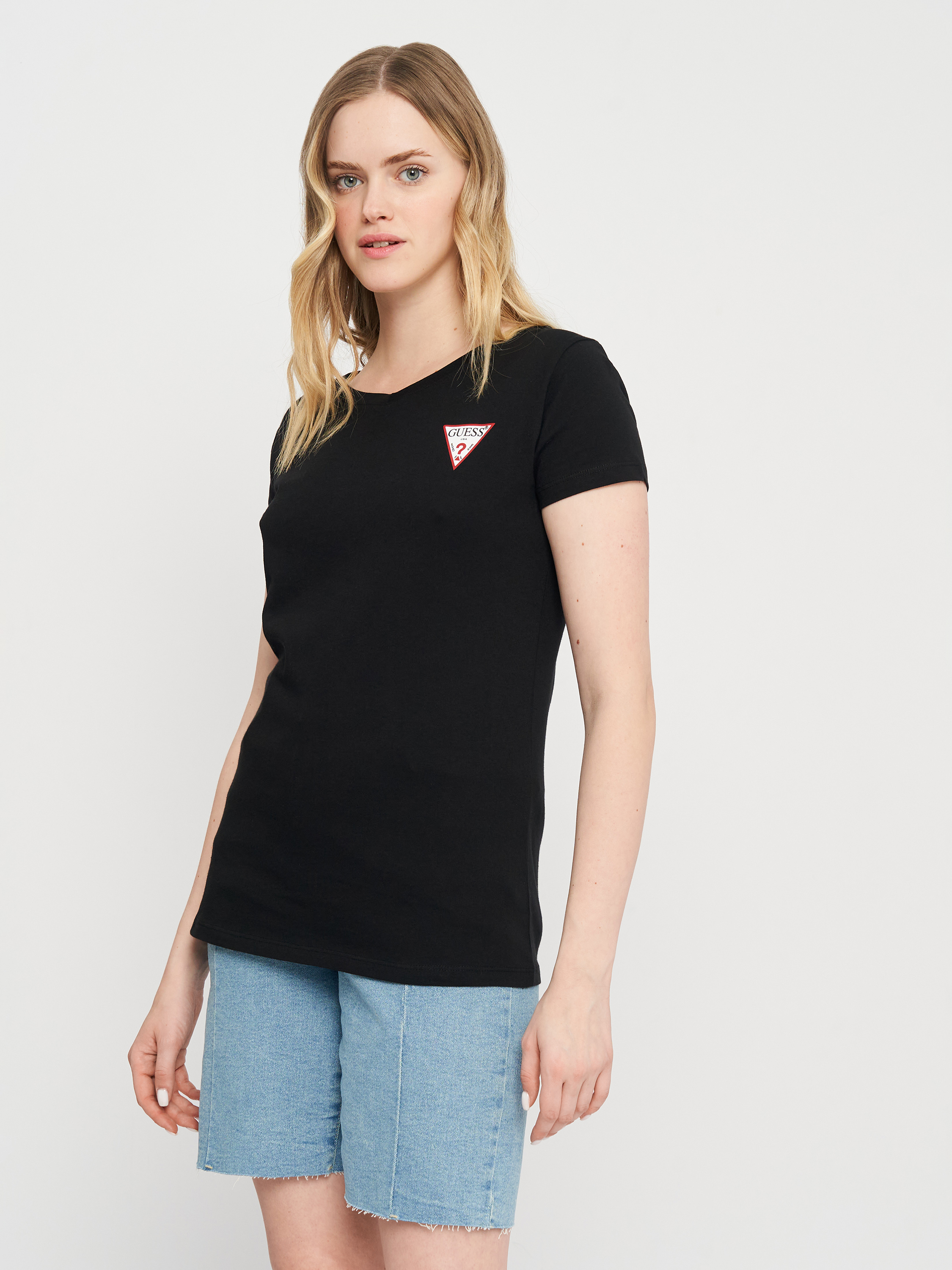 Футболка жіноча Guess 11162 S 42 Чорна від Rozetka на платформі USKIDKA Акція на Футболка жіноча Guess 11162 S 42 Чорна від Rozetka