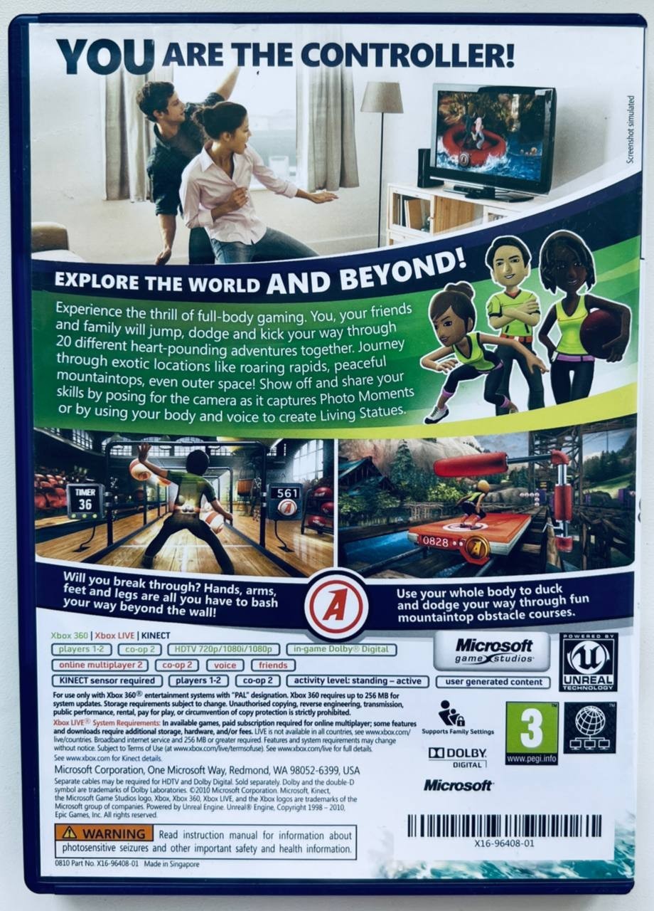 ROZETKA » Kinect Adventures, Б/У, русская версия - диск для Xbox 360 от  продавца: RetroGaming Shop купить в Украине: цена, отзывы