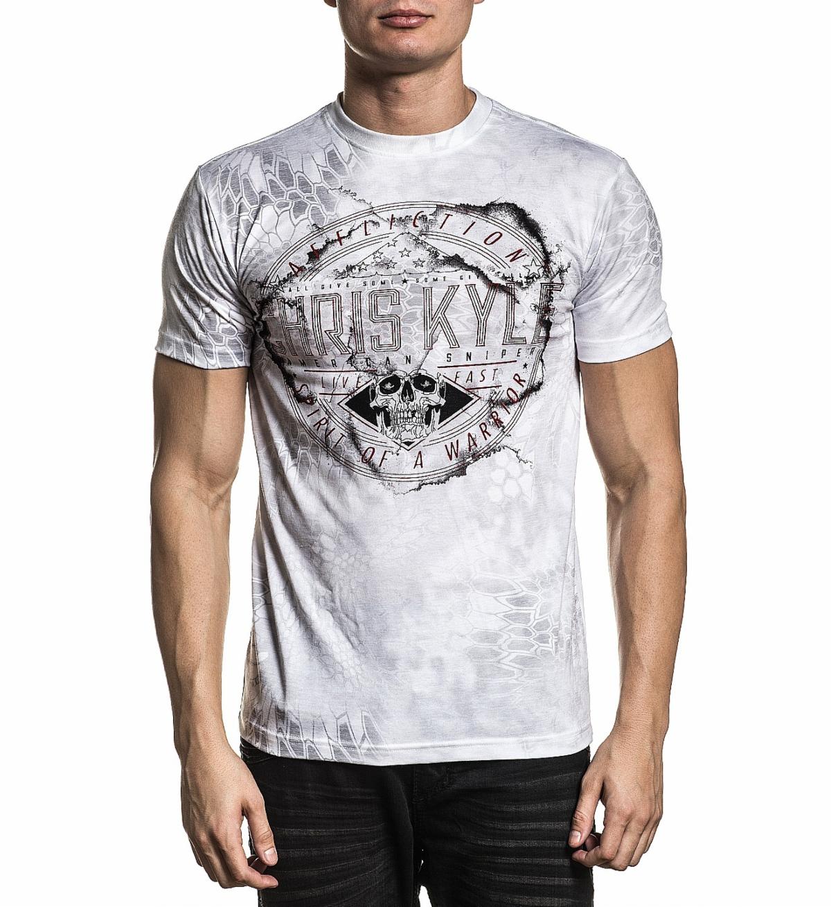 

Футболка Affliction CK Up Wind Tee M Белый