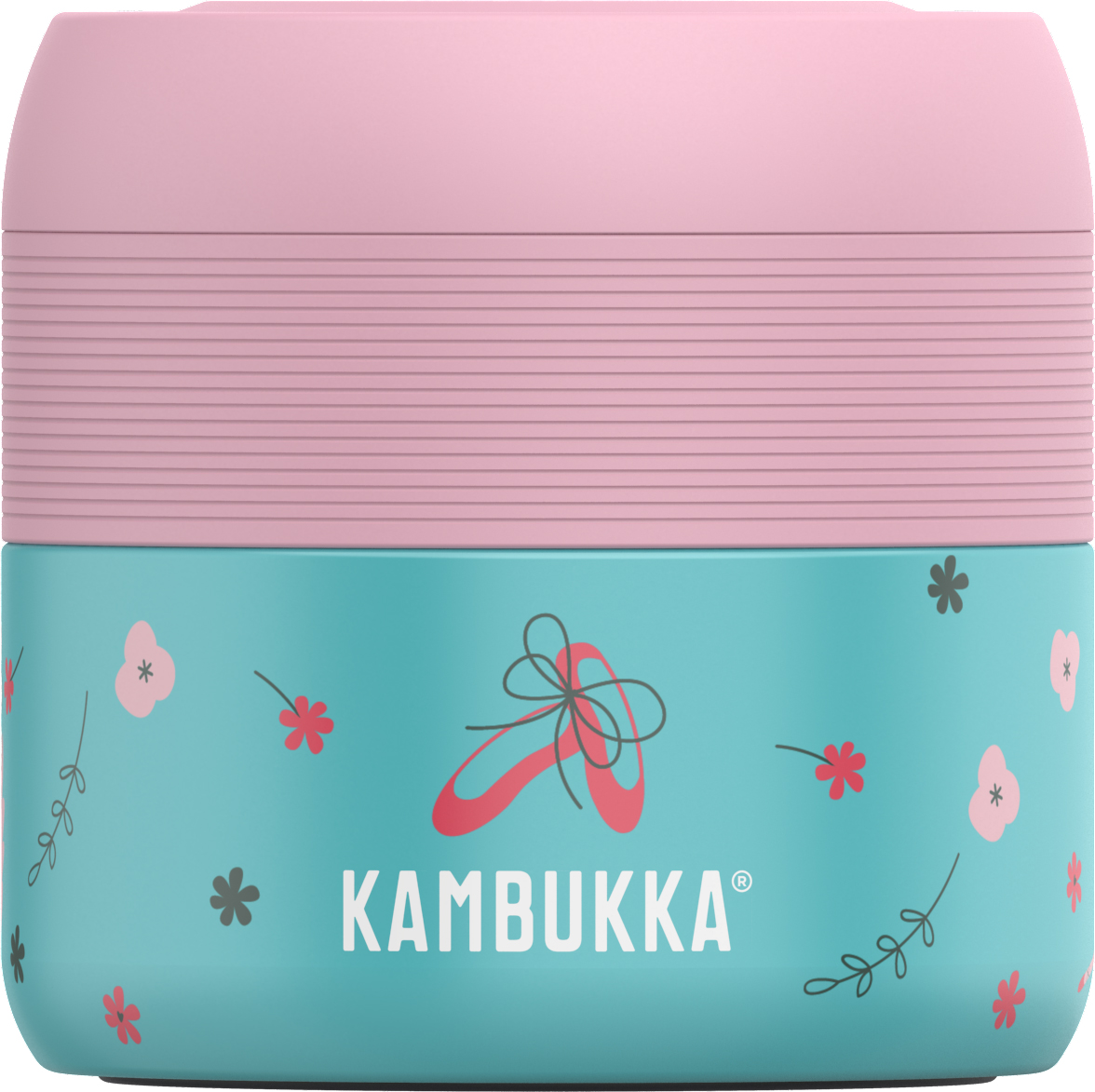 

Термос для еды Kambukka Bora 400 мл Prima Ballerina Бирюзовый/Розовый (11-06002)